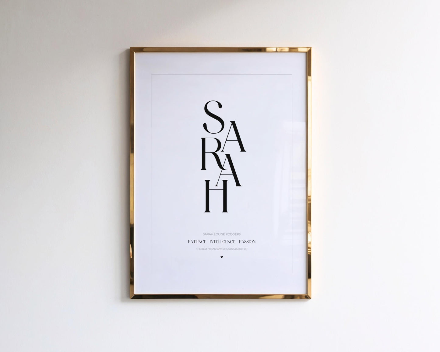 Zodiac Initials Custom Print