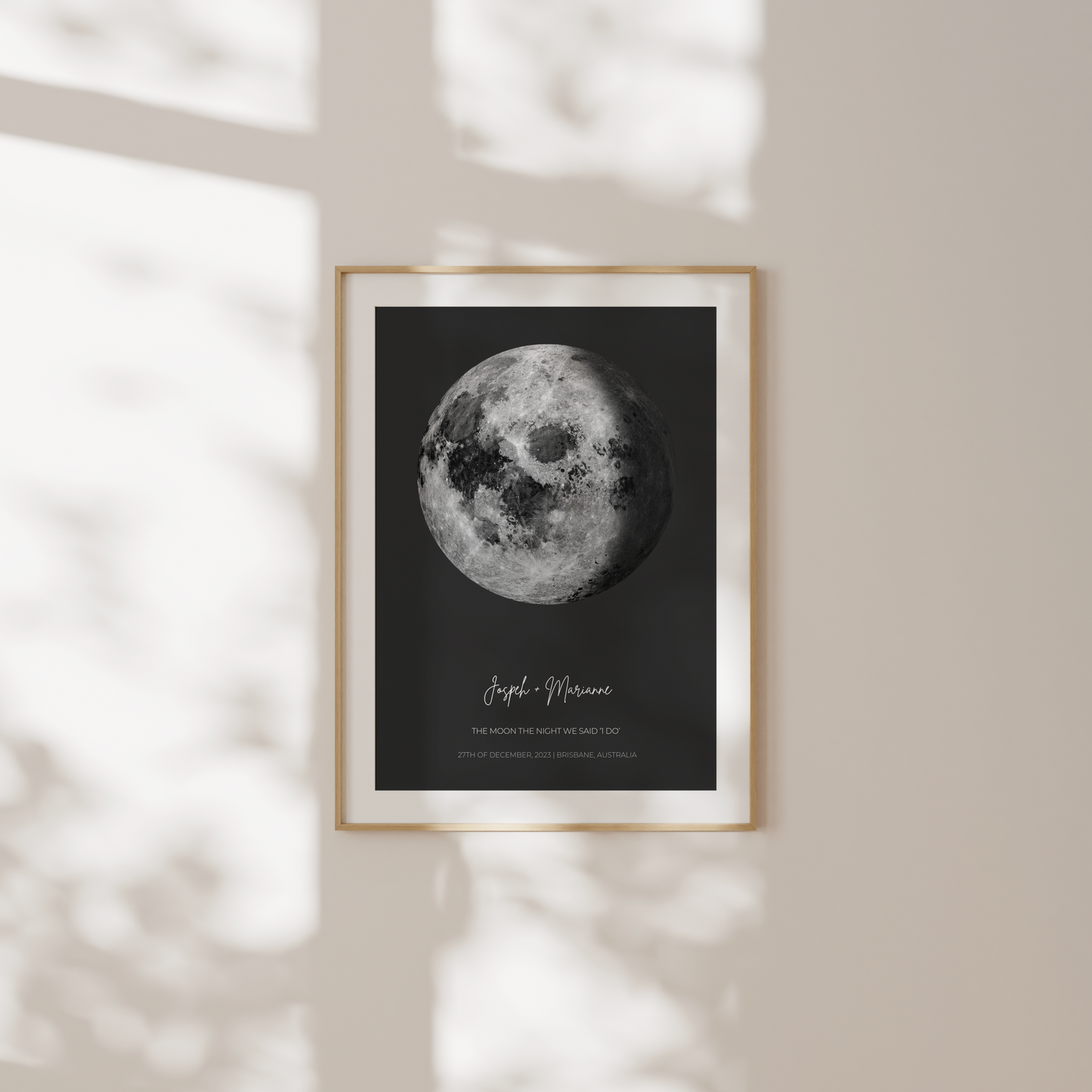 Moon Phase Personalised Print