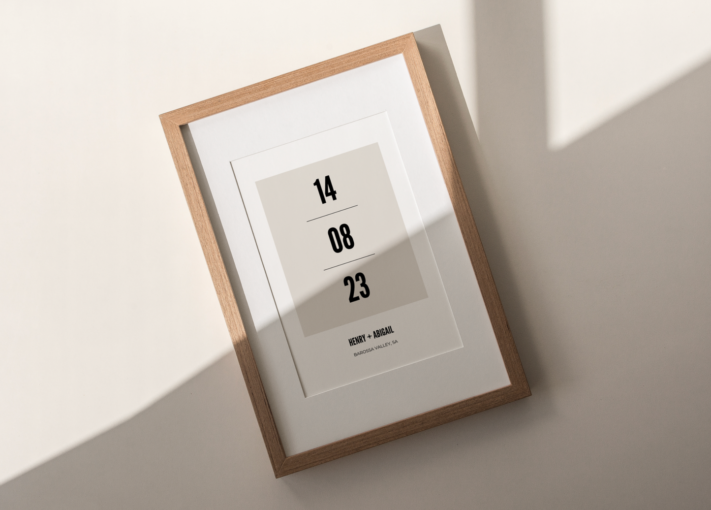 Milestone Date Personalised Print