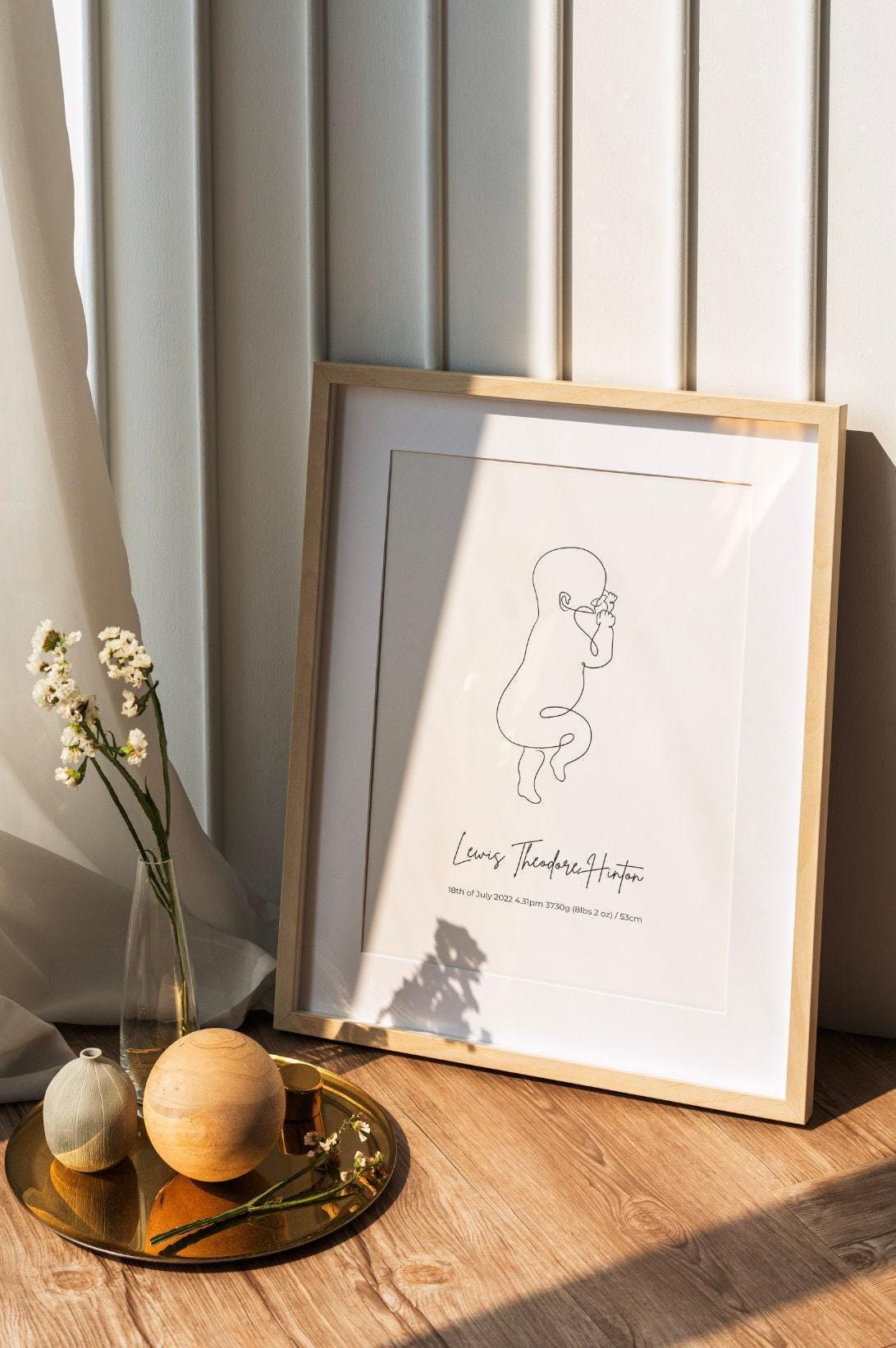 Baby Birth Custom Print