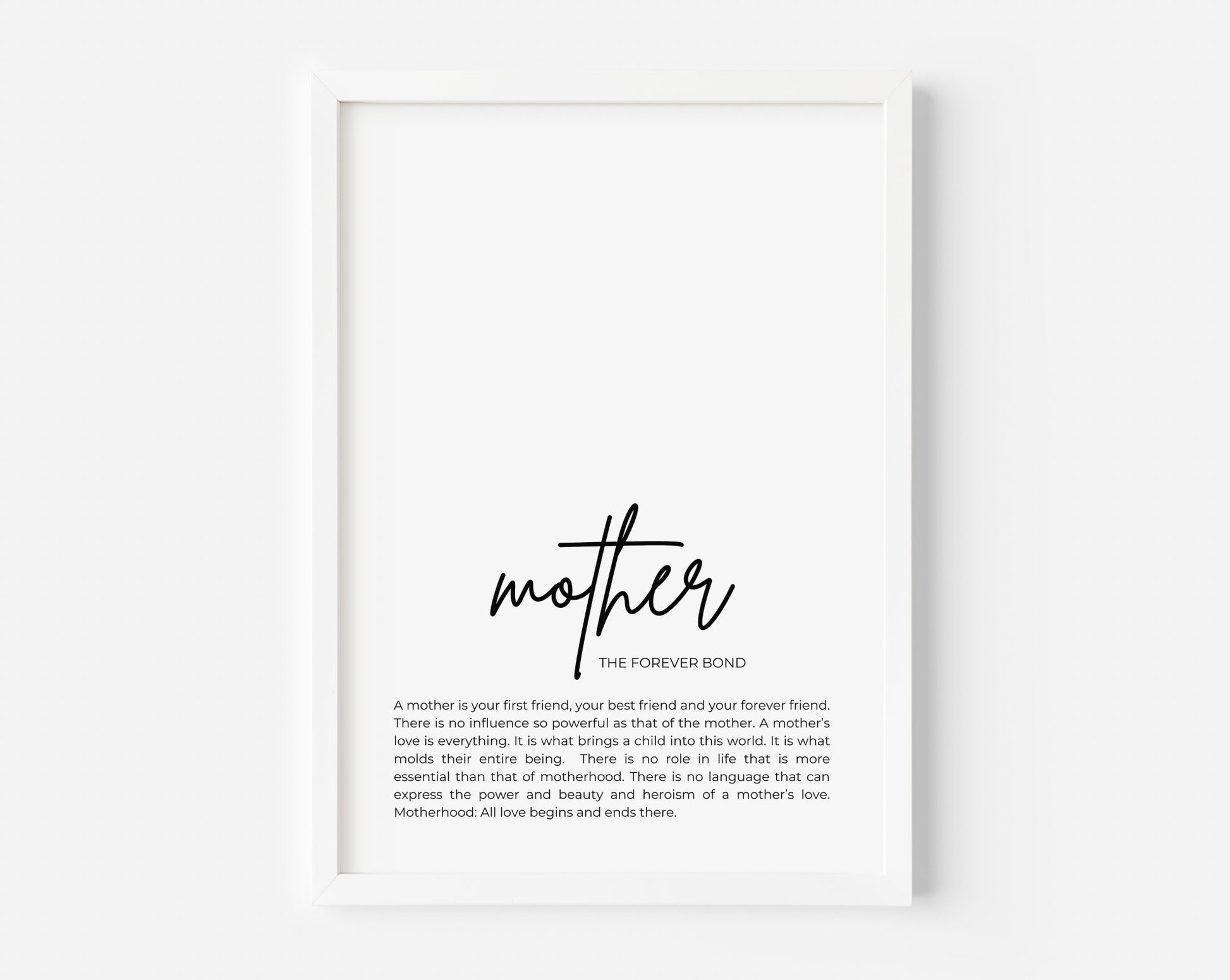 mother - the forever bond