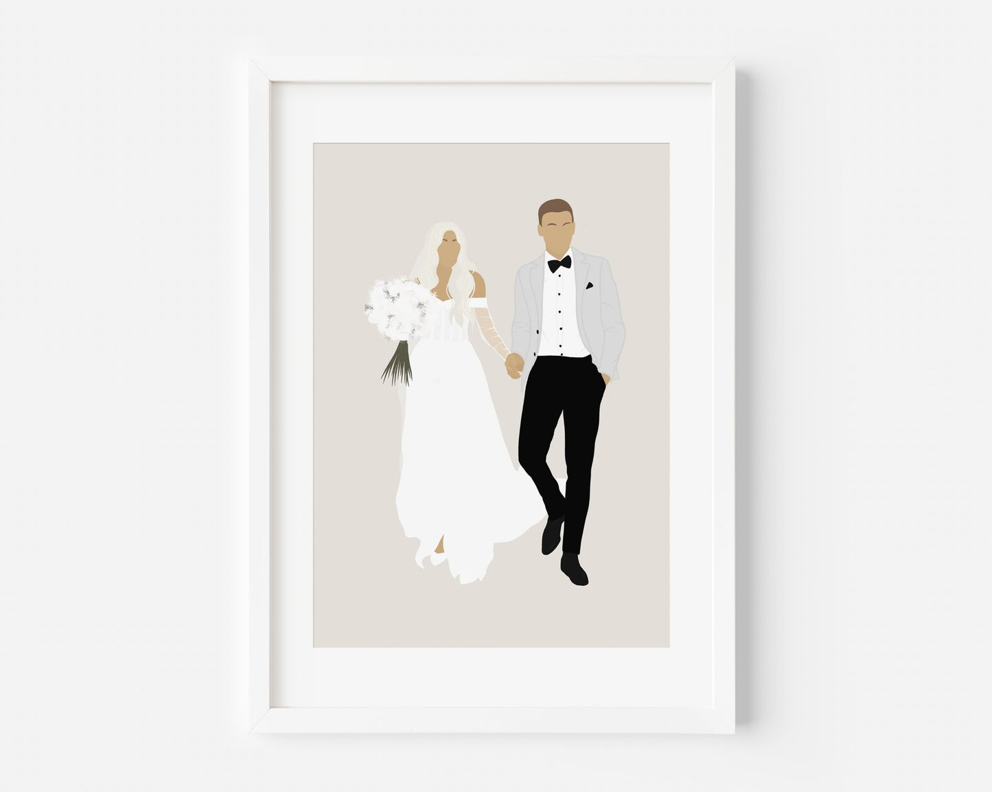 Personalised Wedding Illustration - Created By Zoe