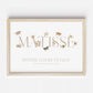 Butterfly Name Custom Print