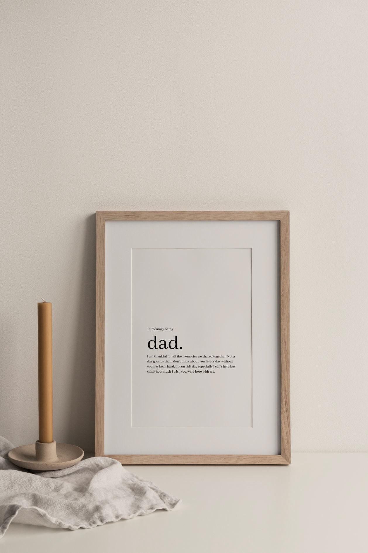 In Memory Of Custom Print