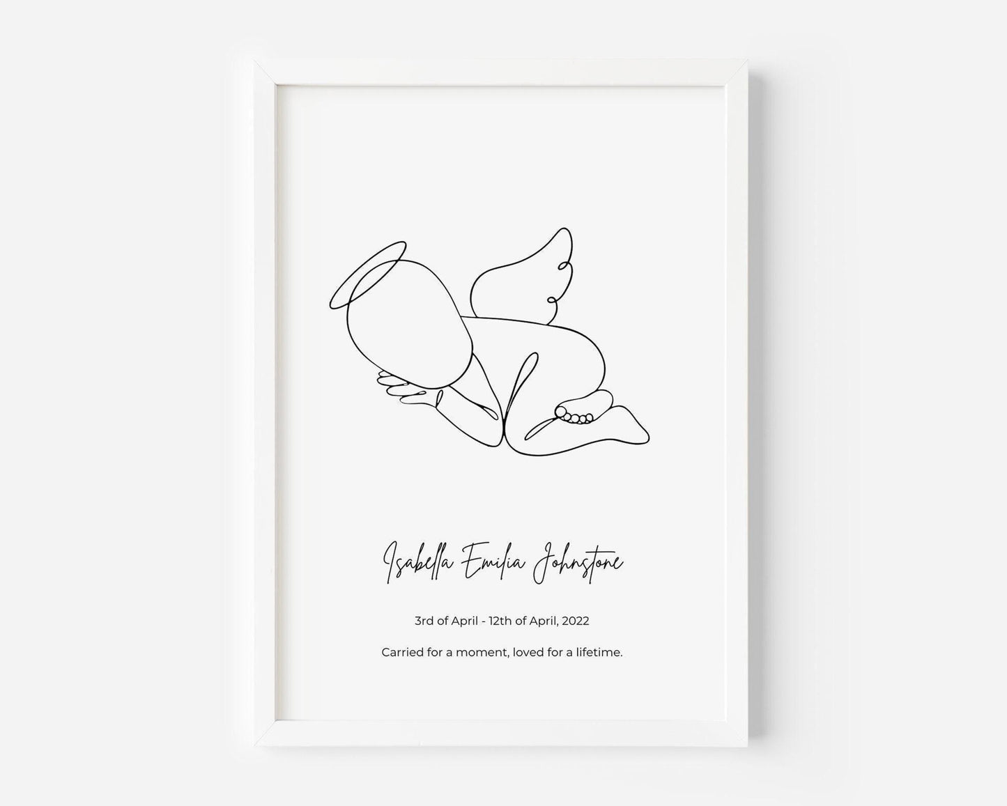 Angel Baby Custom Print