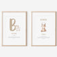 Kids Zodiac Initial Custom Print