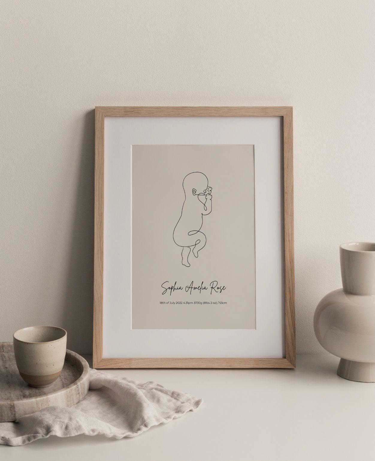 Baby Birth Custom Print