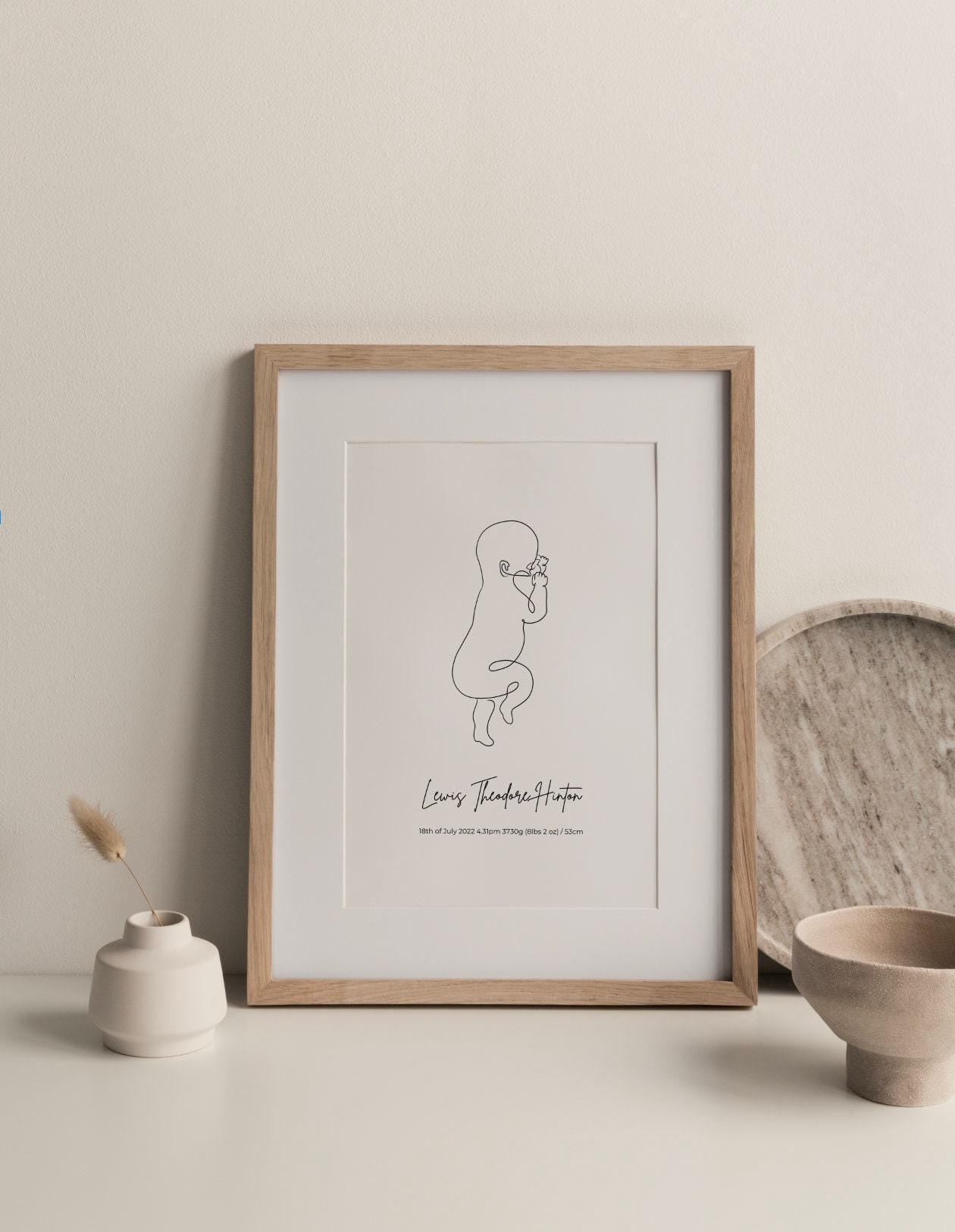 Baby Birth Custom Print