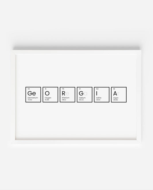 Periodic Table Custom Print