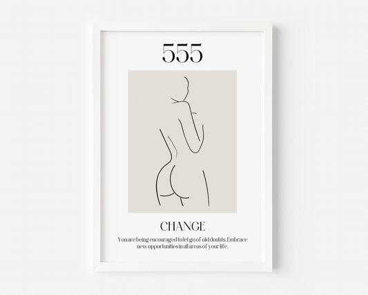 Angel Number Custom Print