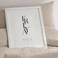 Zodiac Initials Custom Print