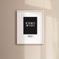 Coordinates Custom Print