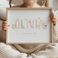 Farm Animal Personalised Kids Name Print