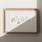 Animal Name Custom Print