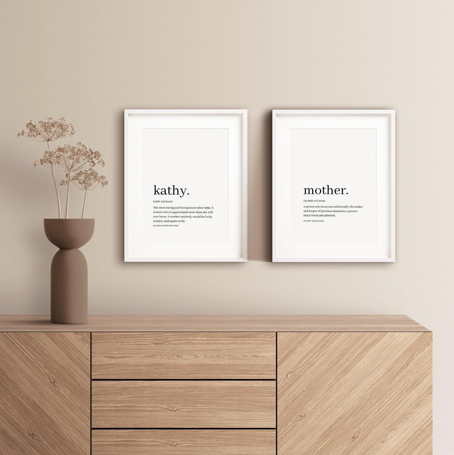 Mother Definition Name Custom Print