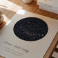 Star Map Custom Print
