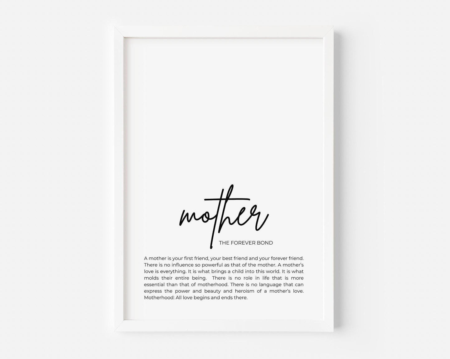 Mother Custom Print