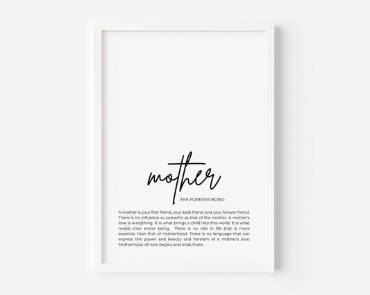 Mother Custom Print
