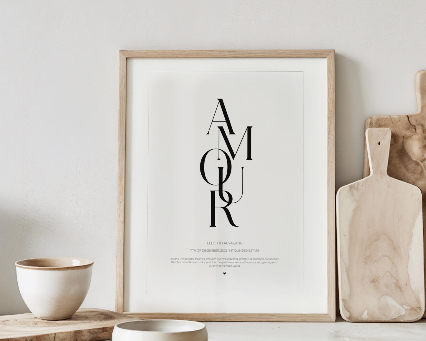 Amour Custom Print