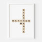 Scrabble Tile Custom Print