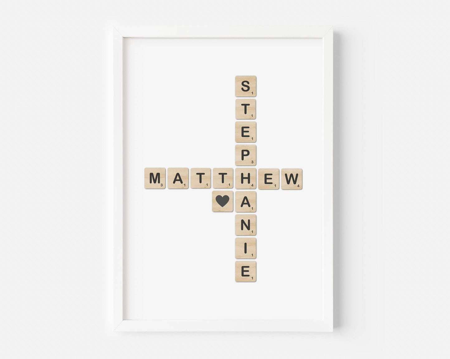 Scrabble Tile Custom Print