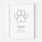 Paw  Custom Print