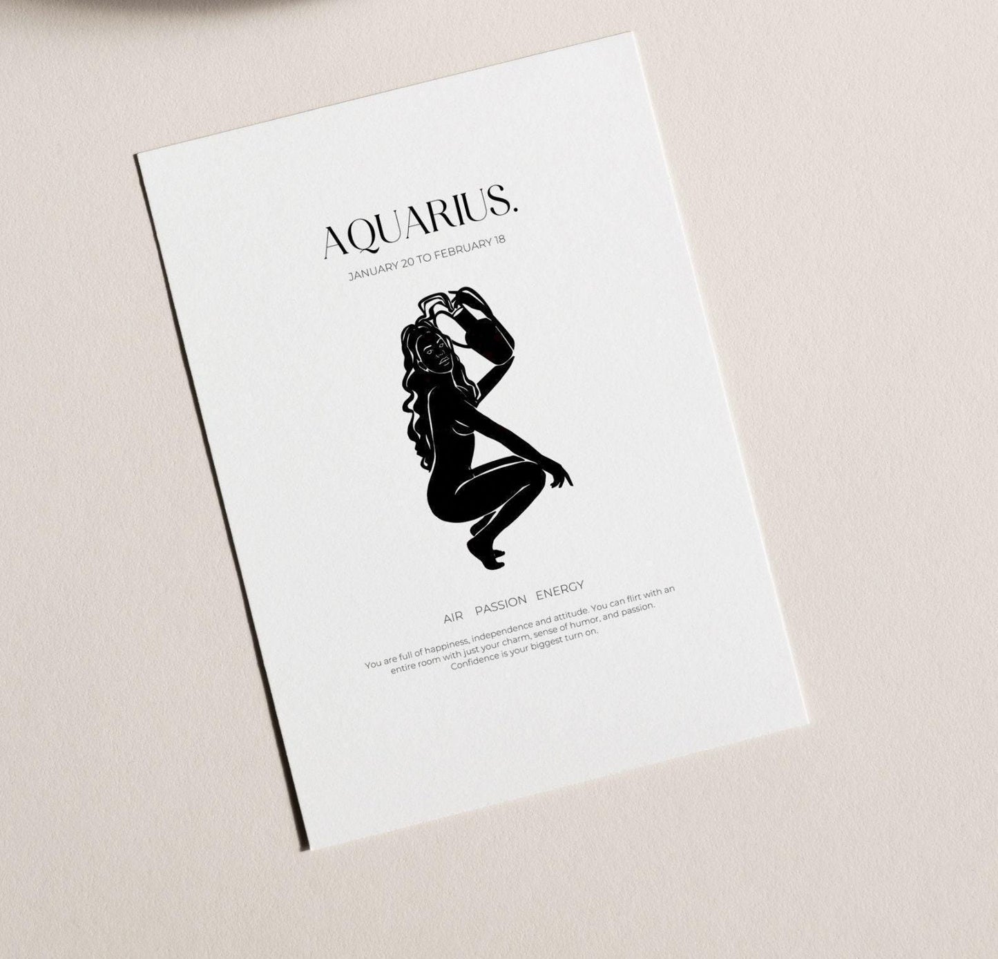 Flirty Zodiac Custom Print