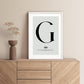 Initial Name Custom Print