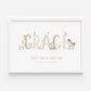Farm Animal Name Custom Print