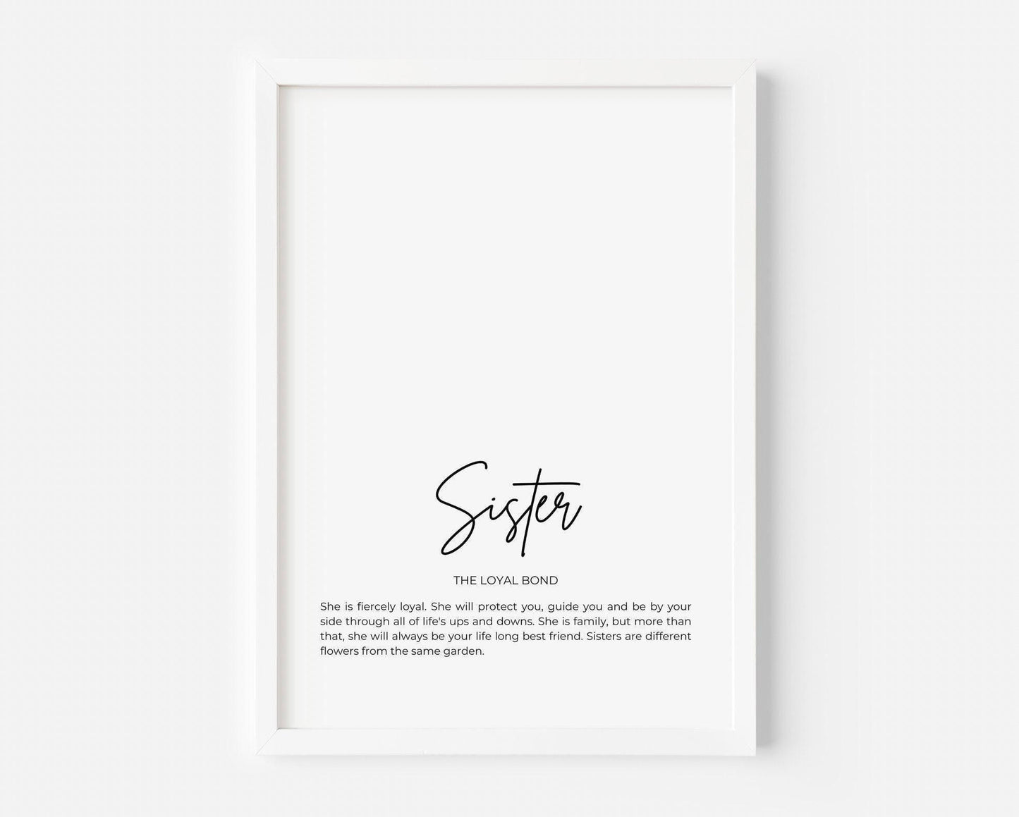 Sister Custom Print
