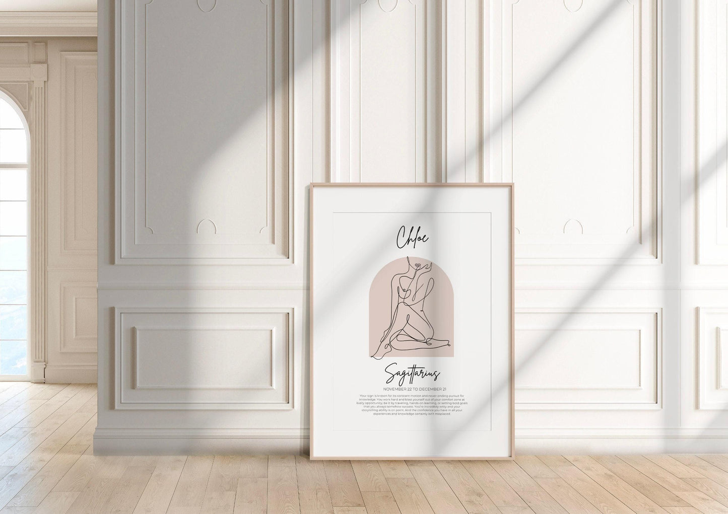 Zodiac Name Custom Print