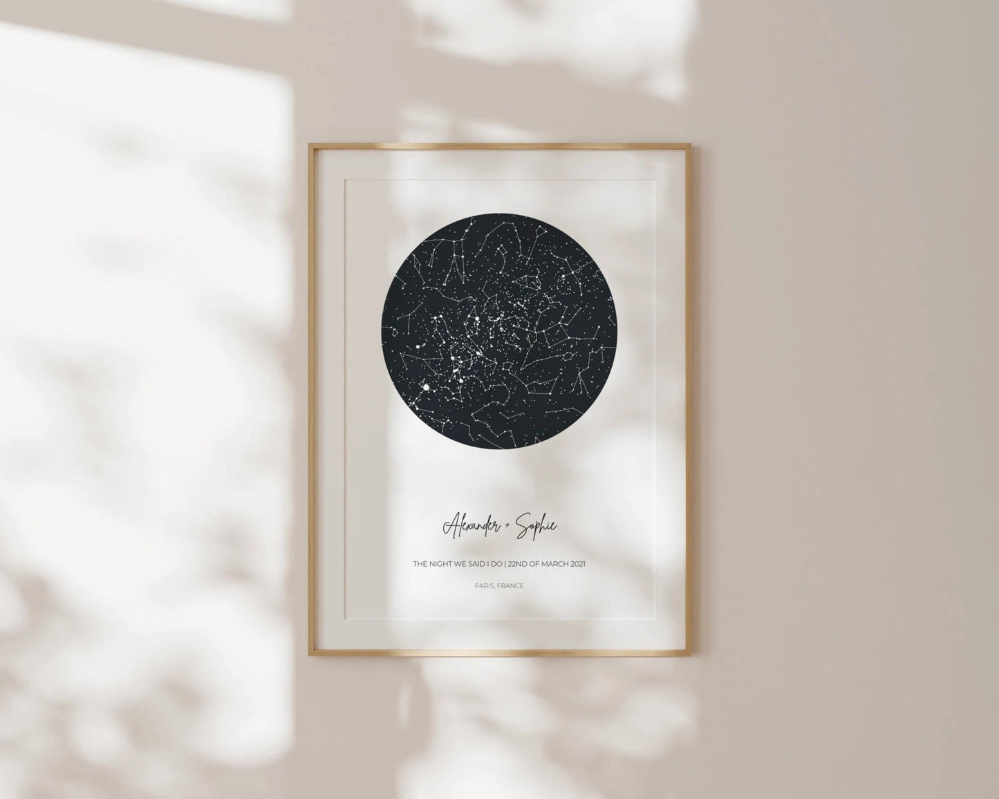 Star Map Custom Print