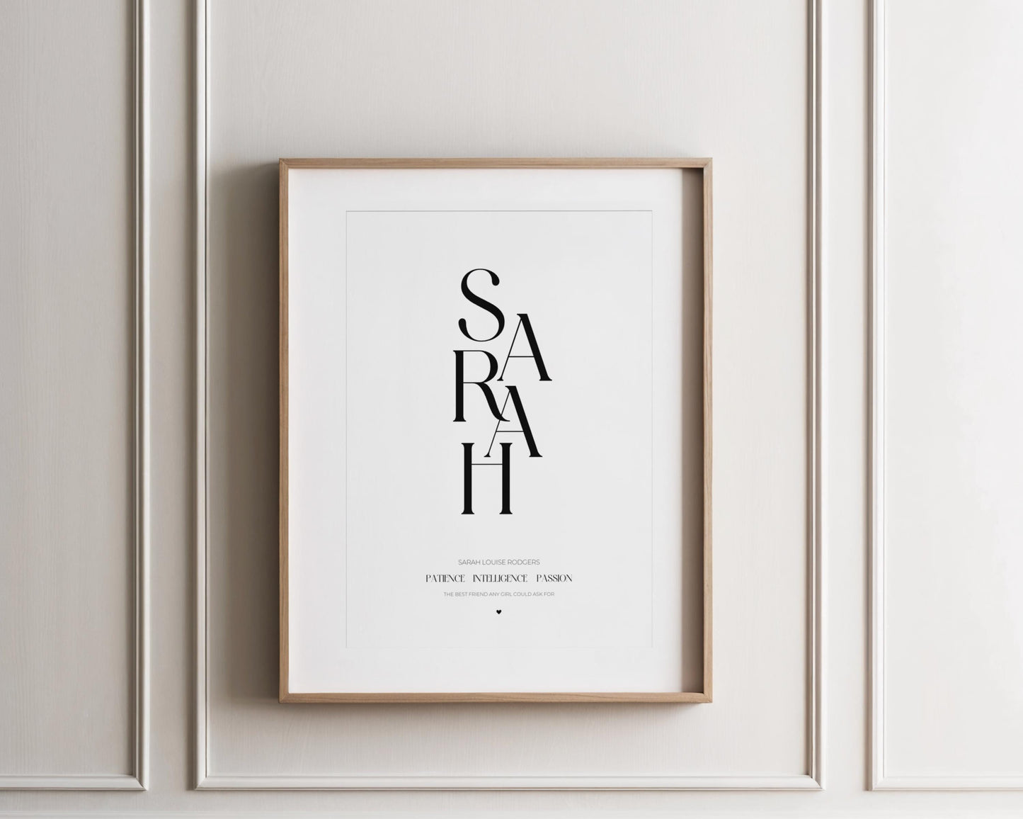 Zodiac Initials Custom Print
