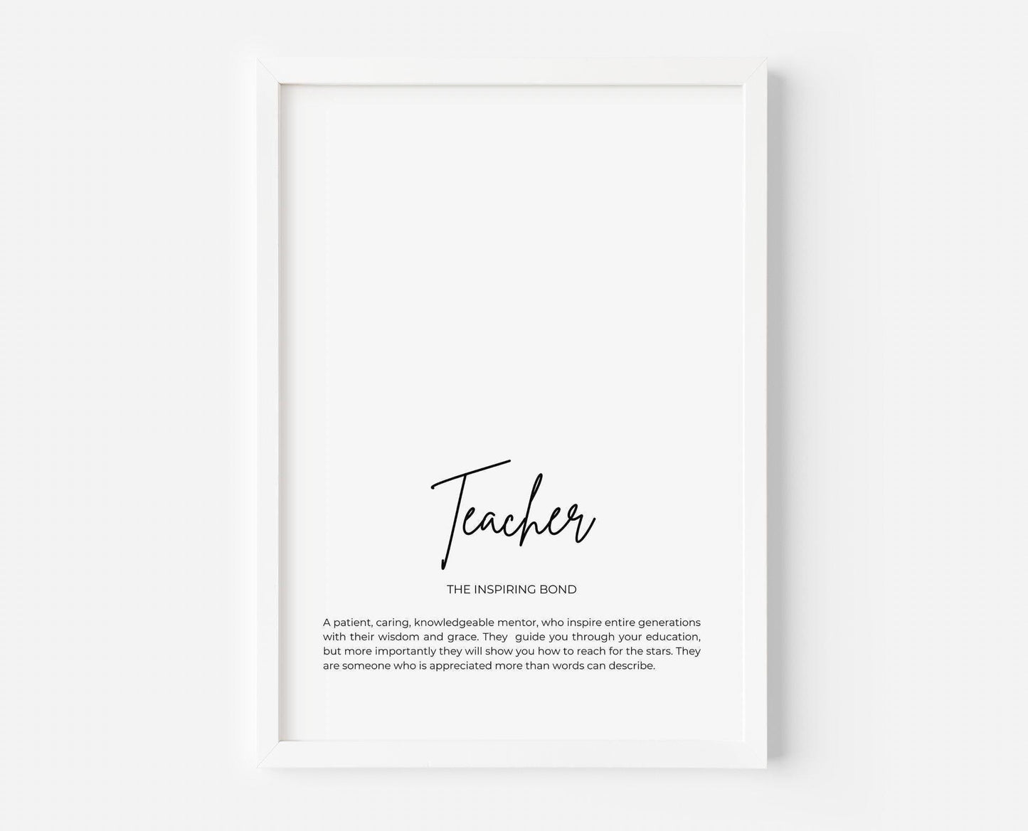 Teacher Custom Print