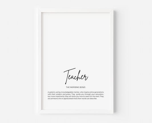 Teacher Custom Print