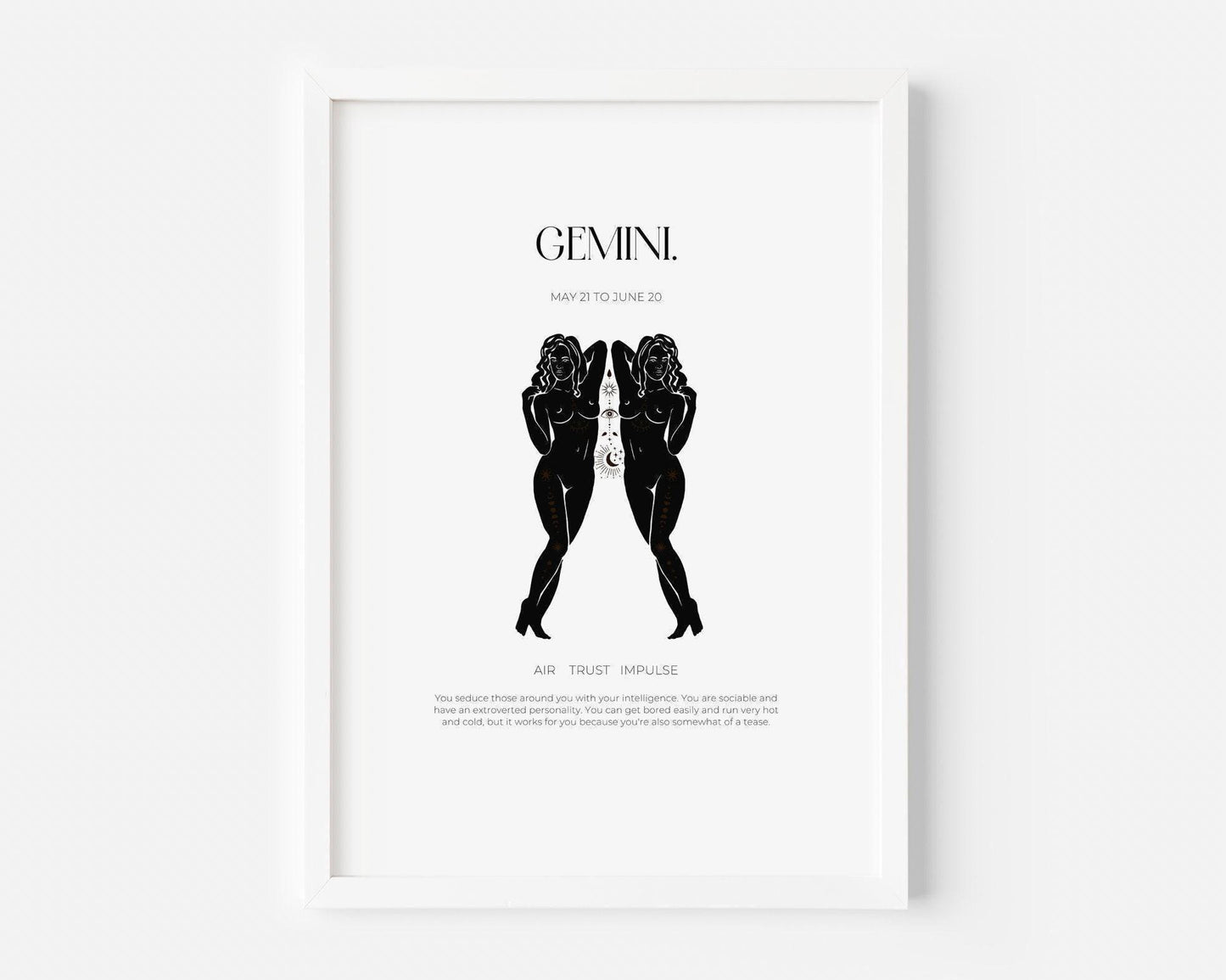 Flirty Zodiac Custom Print