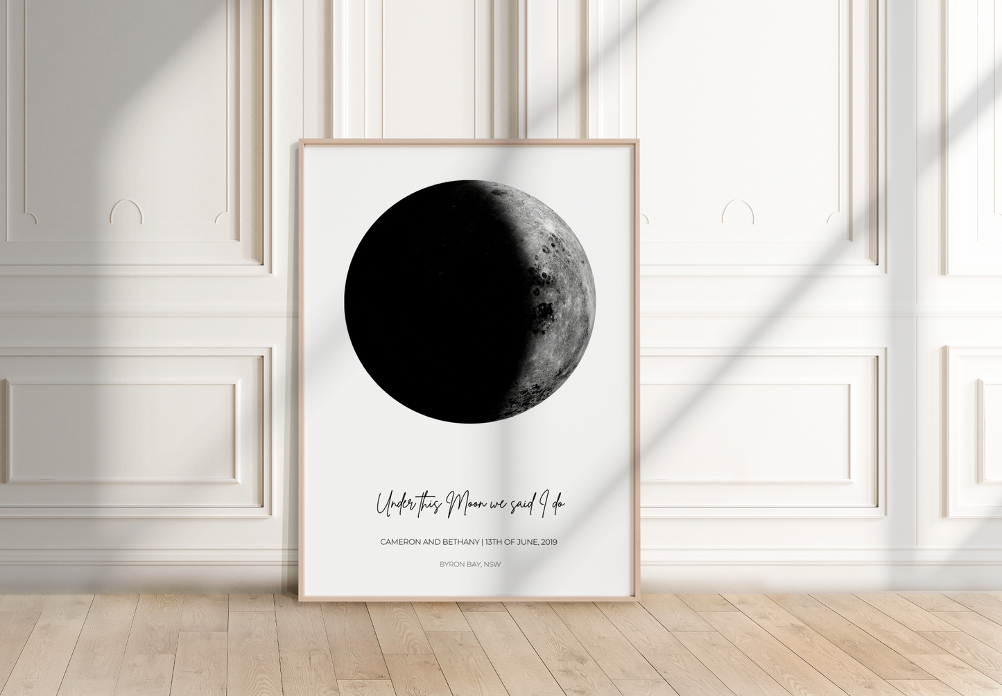 Moon Phase Personalised Print