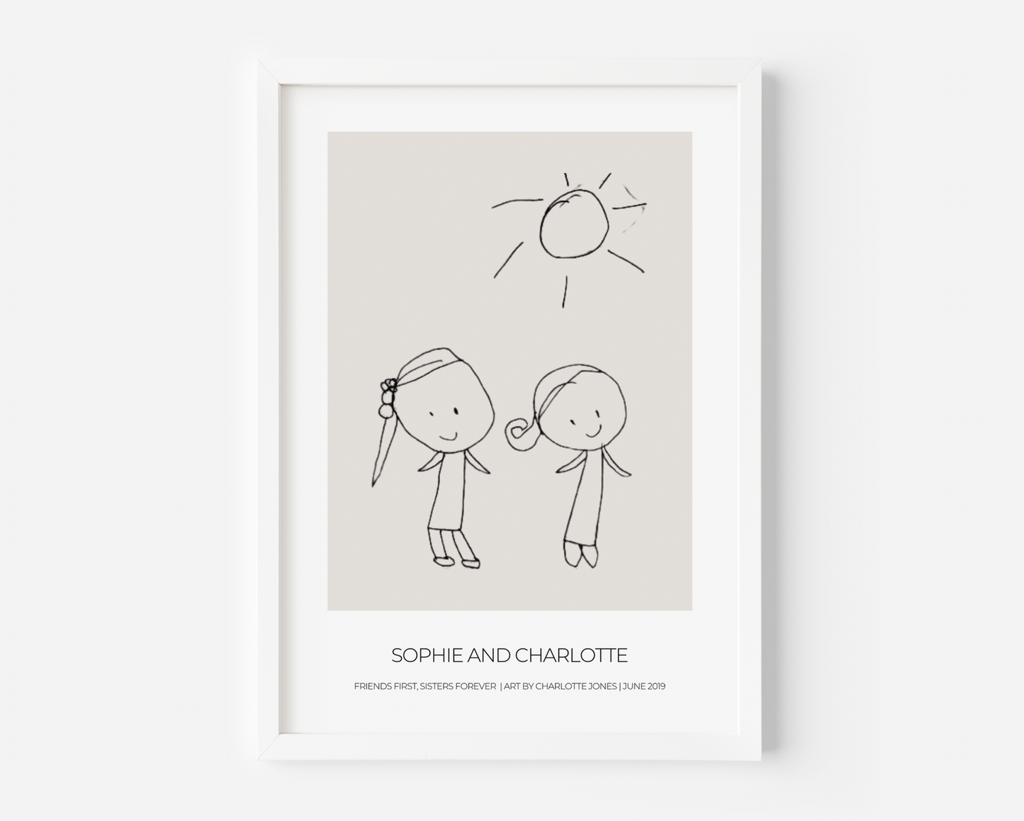 Kids Artwork Personalised Print