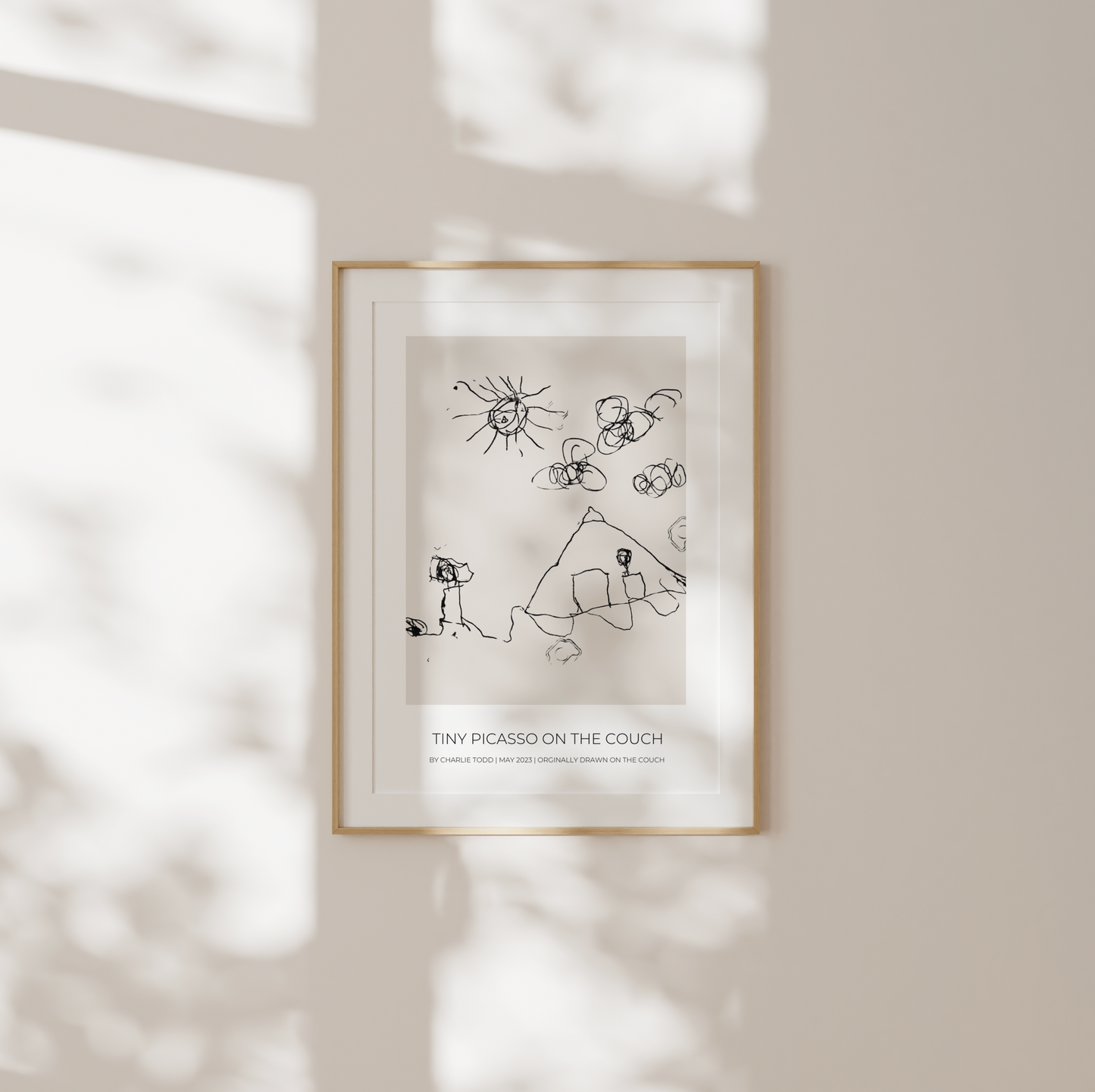 Kids Artwork Personalised Print