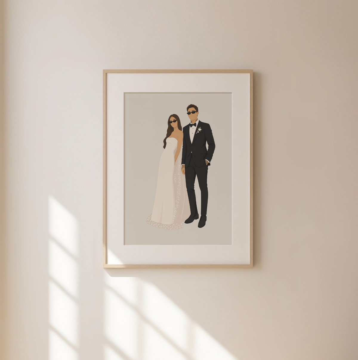 Personalised Wedding Illustration