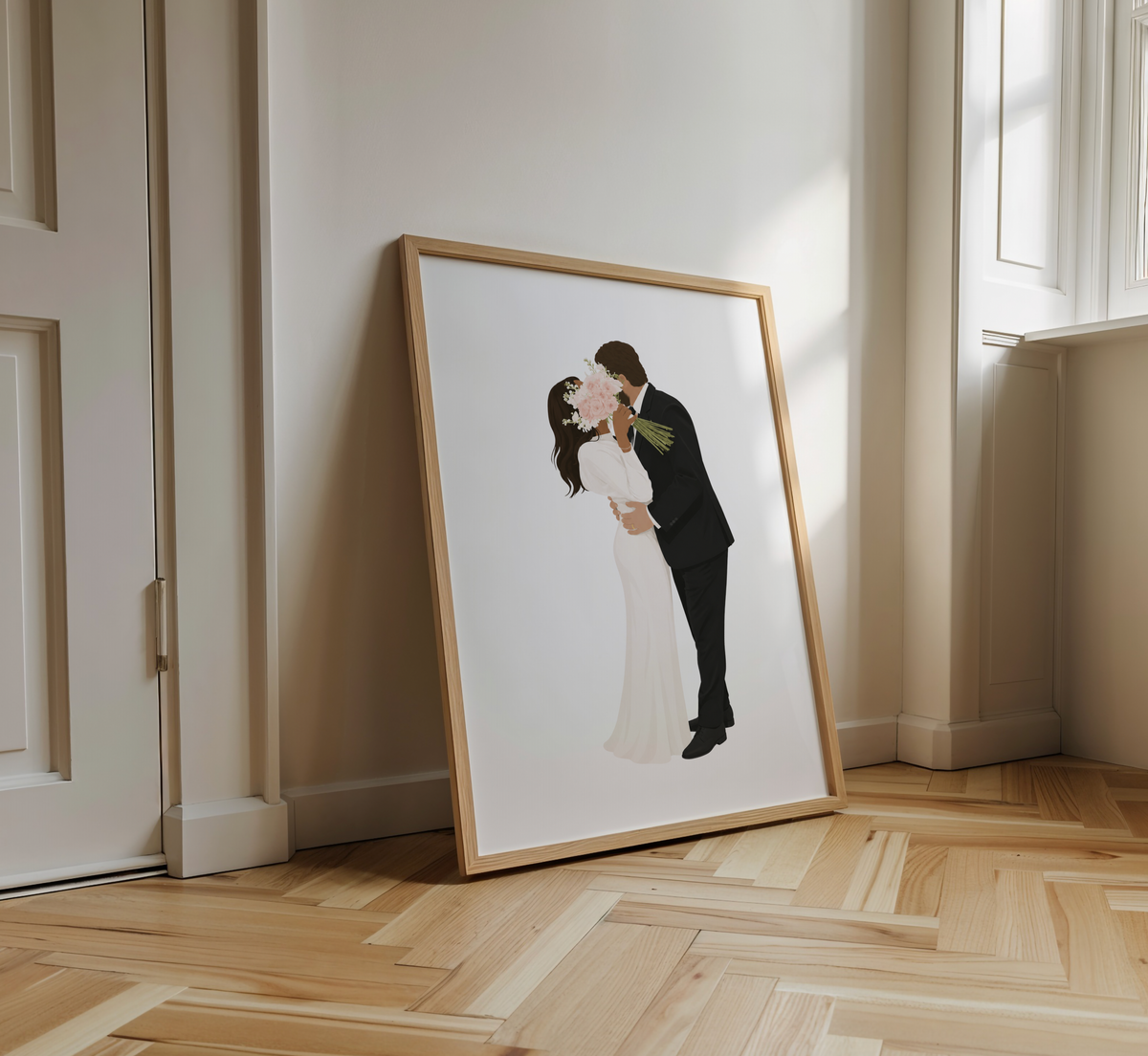 Personalised Wedding Illustration