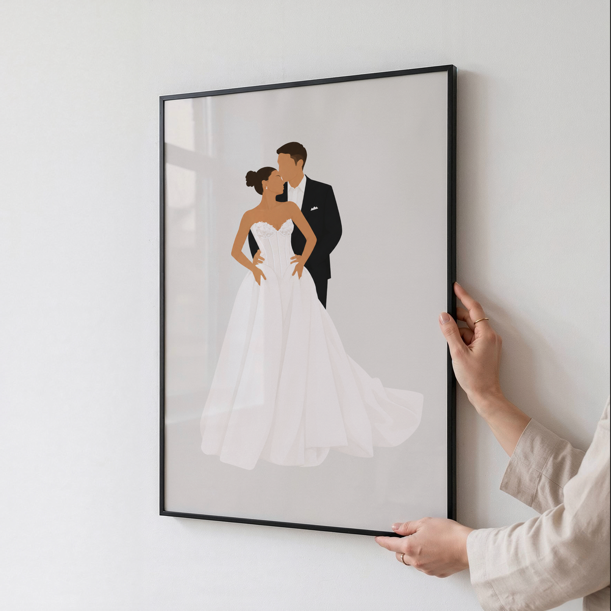 Personalised Wedding Illustration