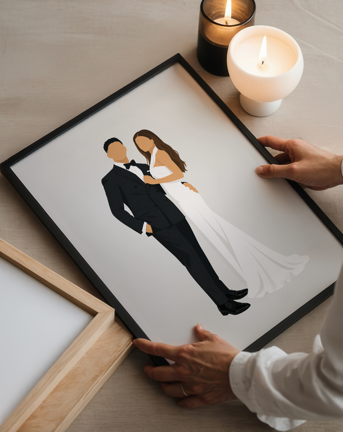 Personalised Wedding Illustration