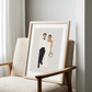 Personalised Wedding Illustration
