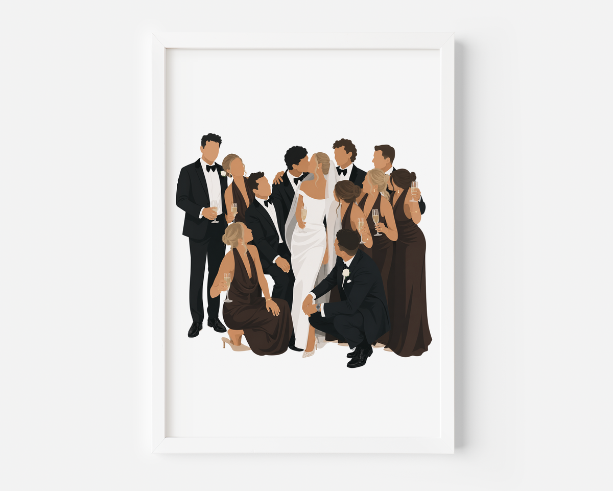 Personalised Group Illustration