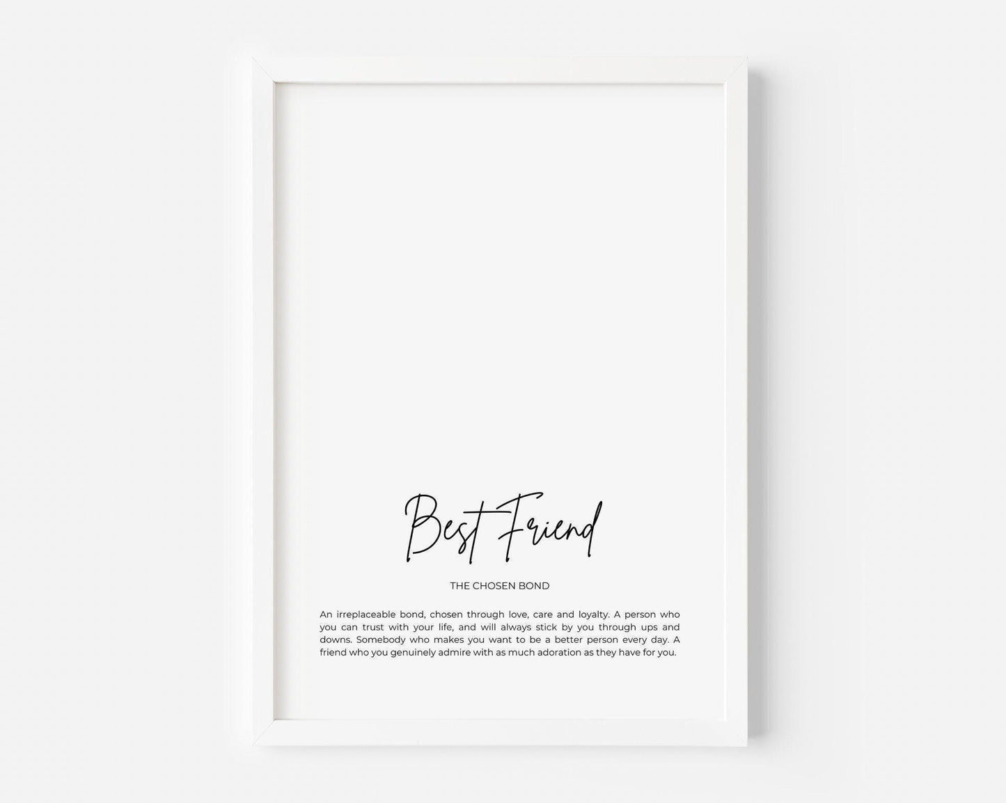 Best Friend  Custom Print