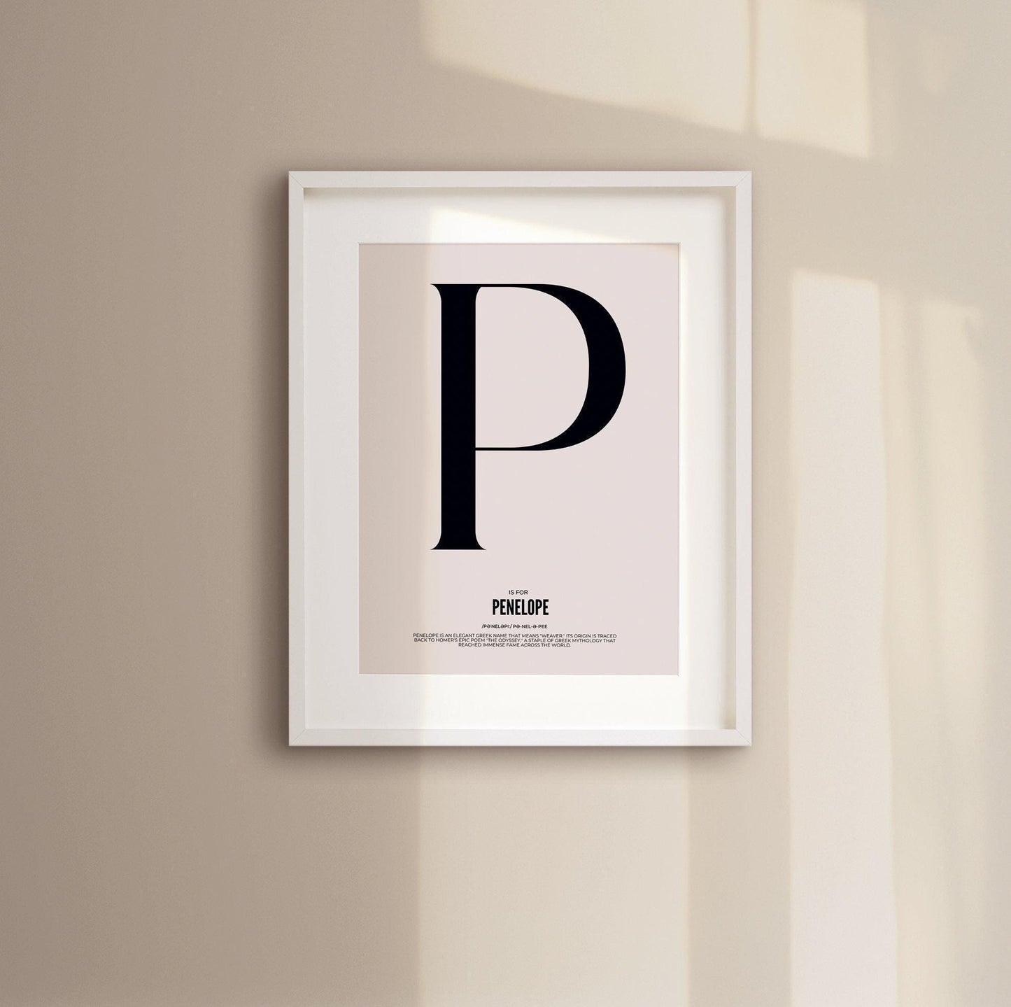 Initial Name Custom Print