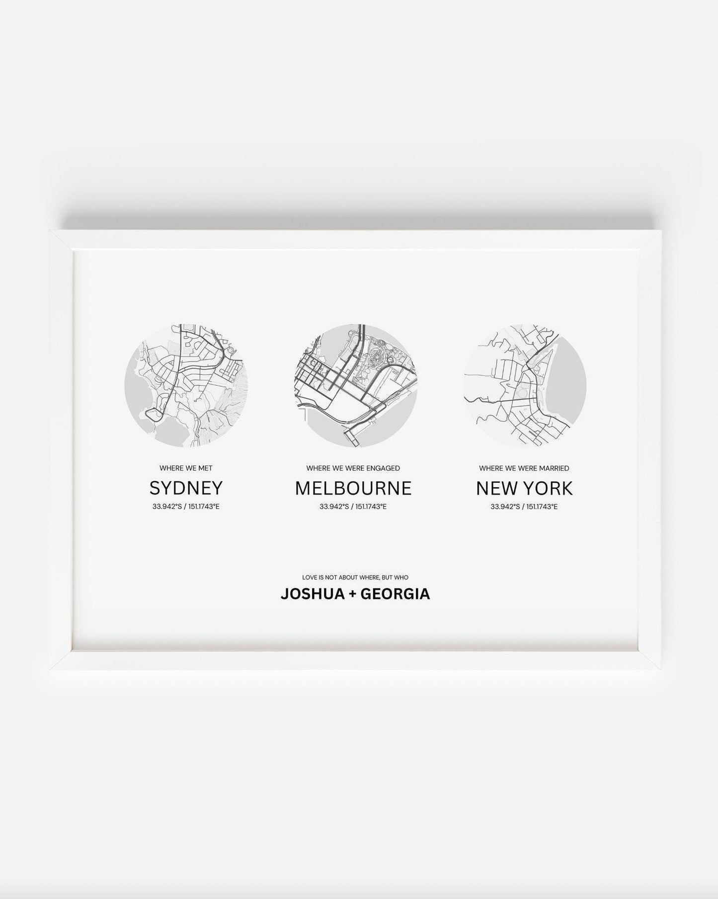 Location Maps Custom Print