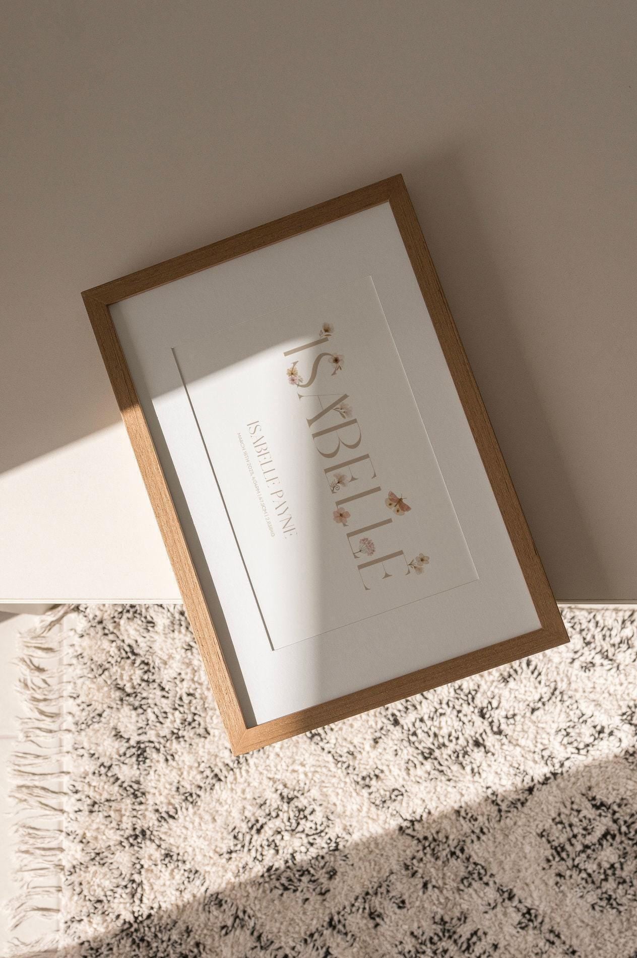 Butterfly Name Custom Print