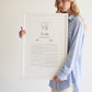 Wedding Vow - Hands Custom Print